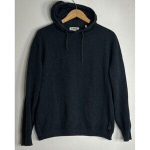 Linksoul Tempus Fugit Popover Hoodie Large Black Athleisure Cashmere Cotton